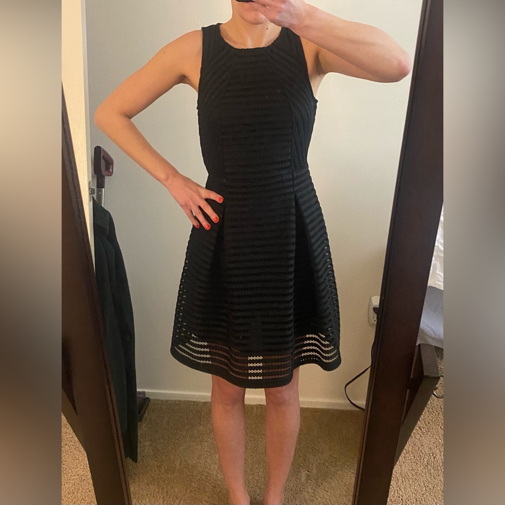Black Mossimo A line dress. Sizes M